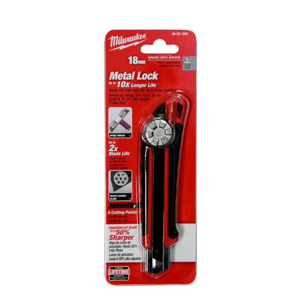 Couteau à lame à casser 18mm