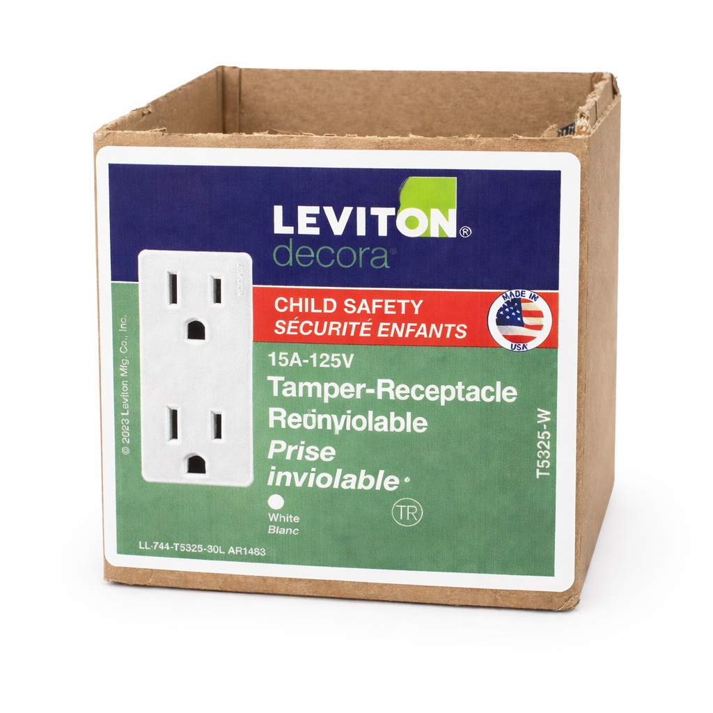 PRISE DOUBLE INVIOLABLE BLANC