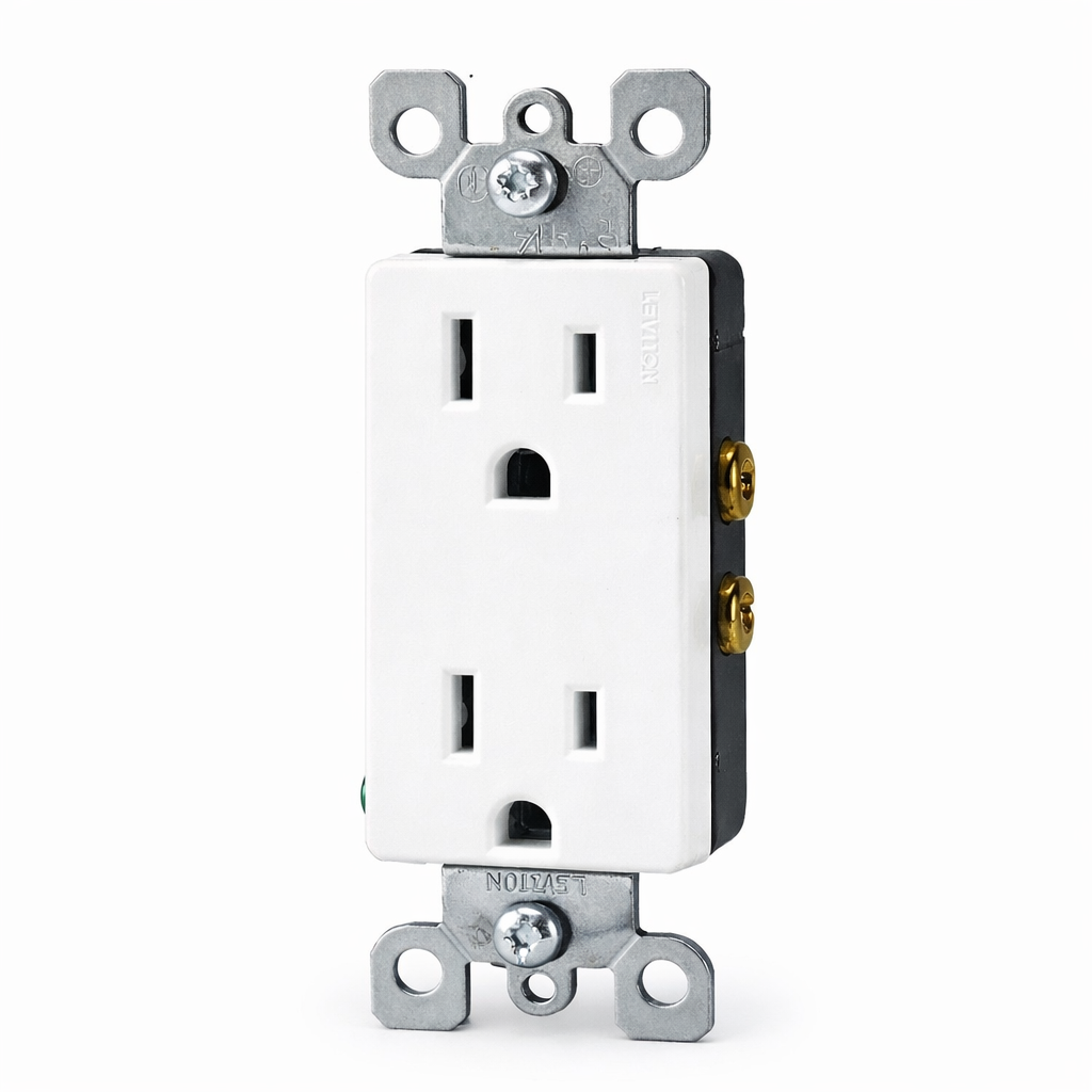 PRISE DECORATIVE BLANC