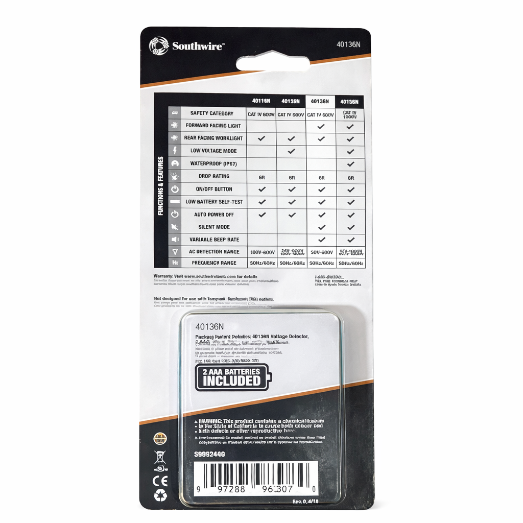 DÉTECTEUR TENSION CA DOUBLE SANS CONTACT