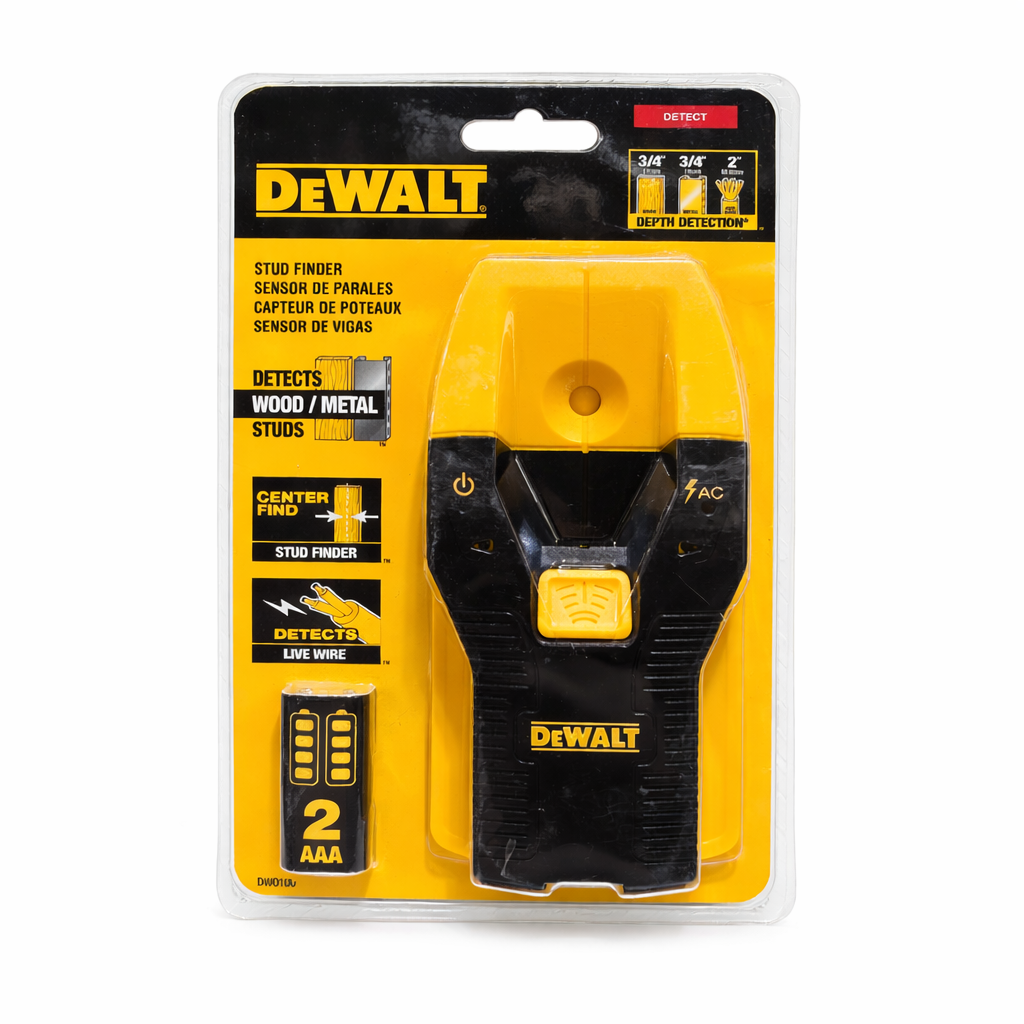 Détecteur montants  fils sous tension DEWALT DW0100 - 3/4